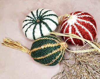 Knitted Christmas Ornaments - Kit