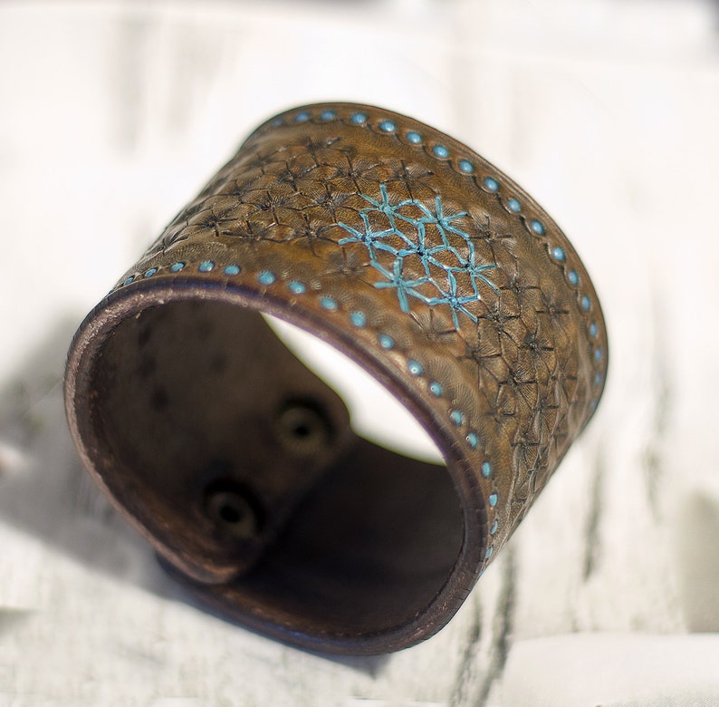 Handmade accessory Leather Bracelet Leathercraft Fashion Etsy