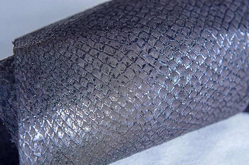 Salmon fish leather Iceland Atlantic leather Exotic Etsy