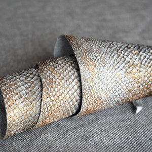 Zalmvisleer | Stof | Wandtapijt | Vissenhuid |