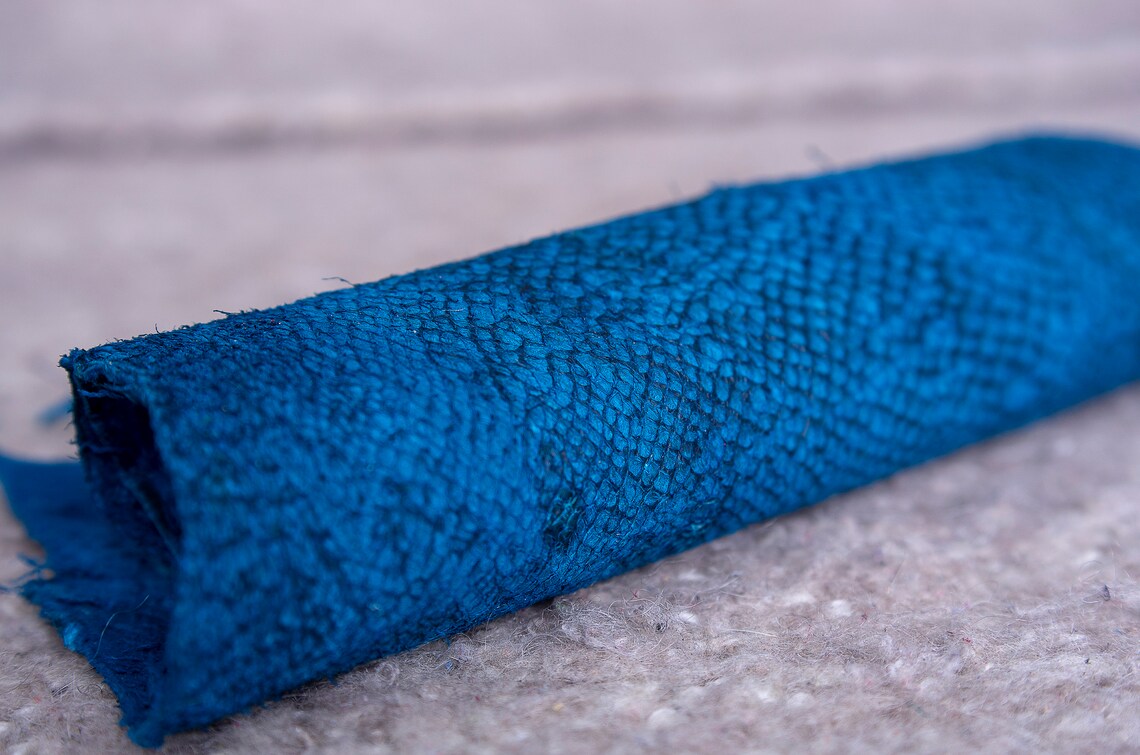 Cod Fish Leather and Wolf Fish Leather From Iceland Etsy