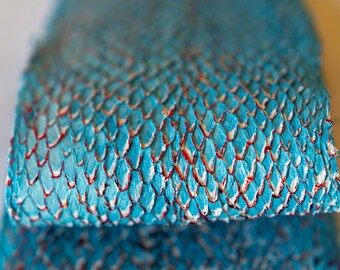 Leatherworking Salmon Fish Leather Fabric, Tapestry