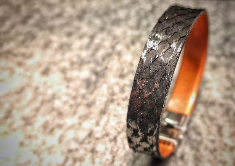 Personalized Fish Leather Bracelet Icelandic Salmon Etsy