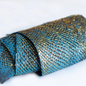 Sustainable Salmon fish leather, Tapestry, Skin, Leather craft supplies, ECO