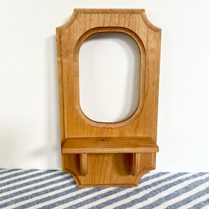 Wood Wall Sconce - Farmhouse Shabby Chic Décor