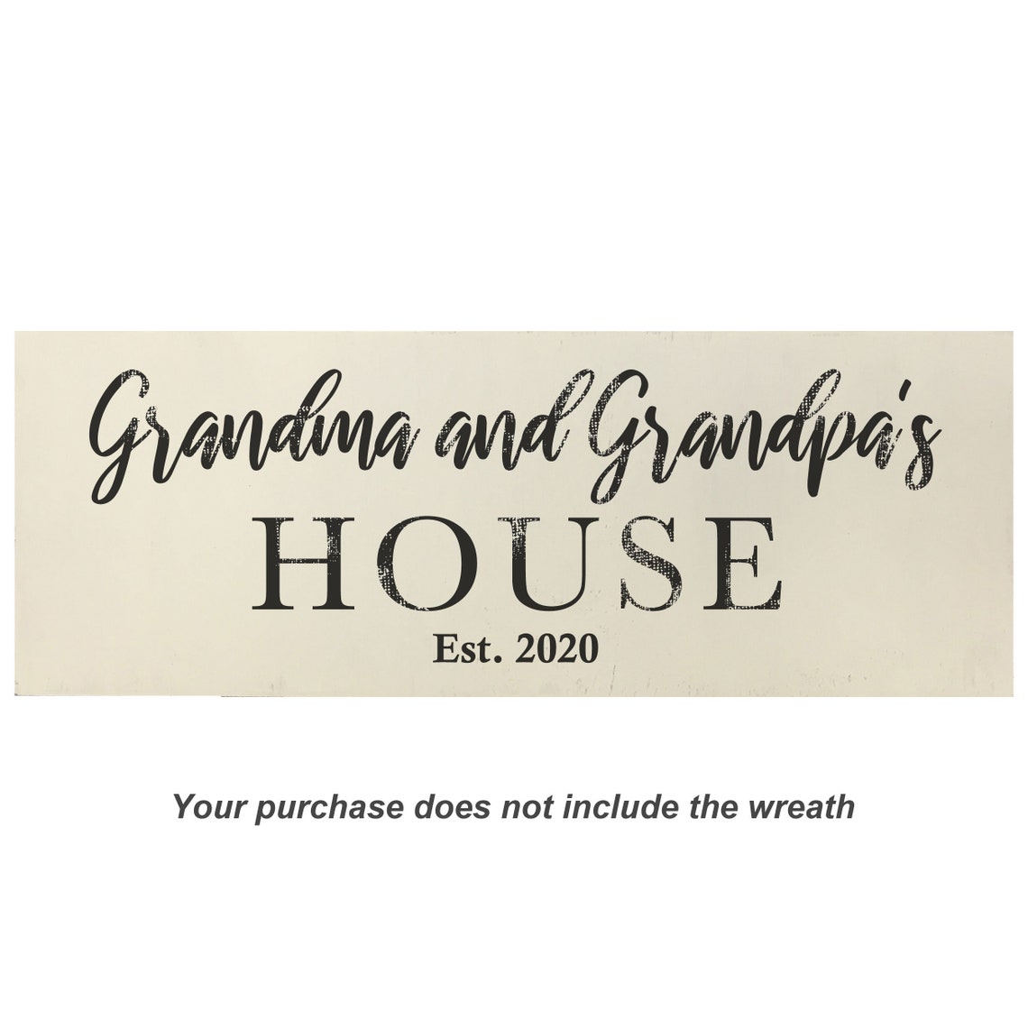 Grandma and Grandpa's House Wood Sign Grandparents Etsy