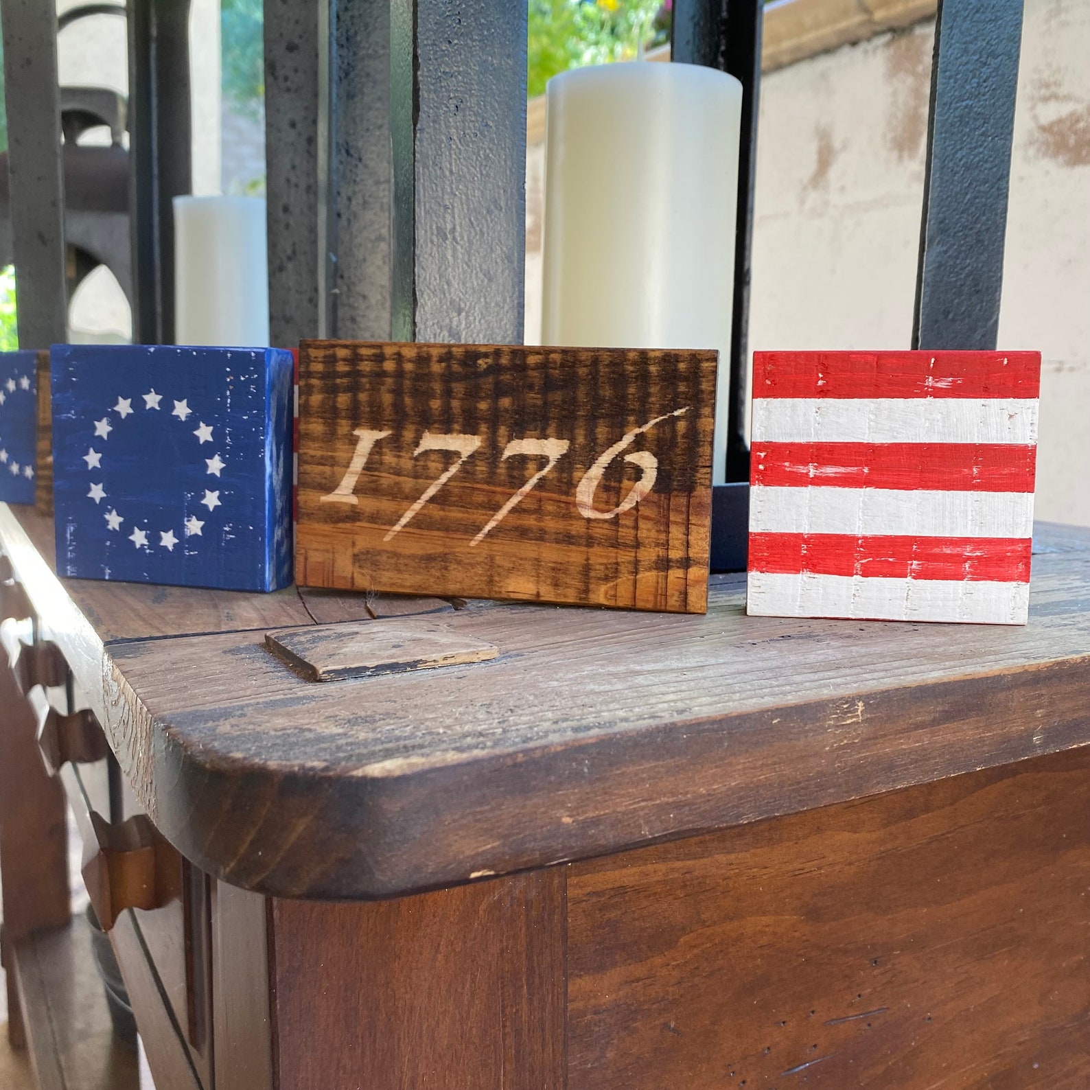 Wood Flag, 1776, Betsy Ross, USA, America, Rustic, Americana Home Decor ...