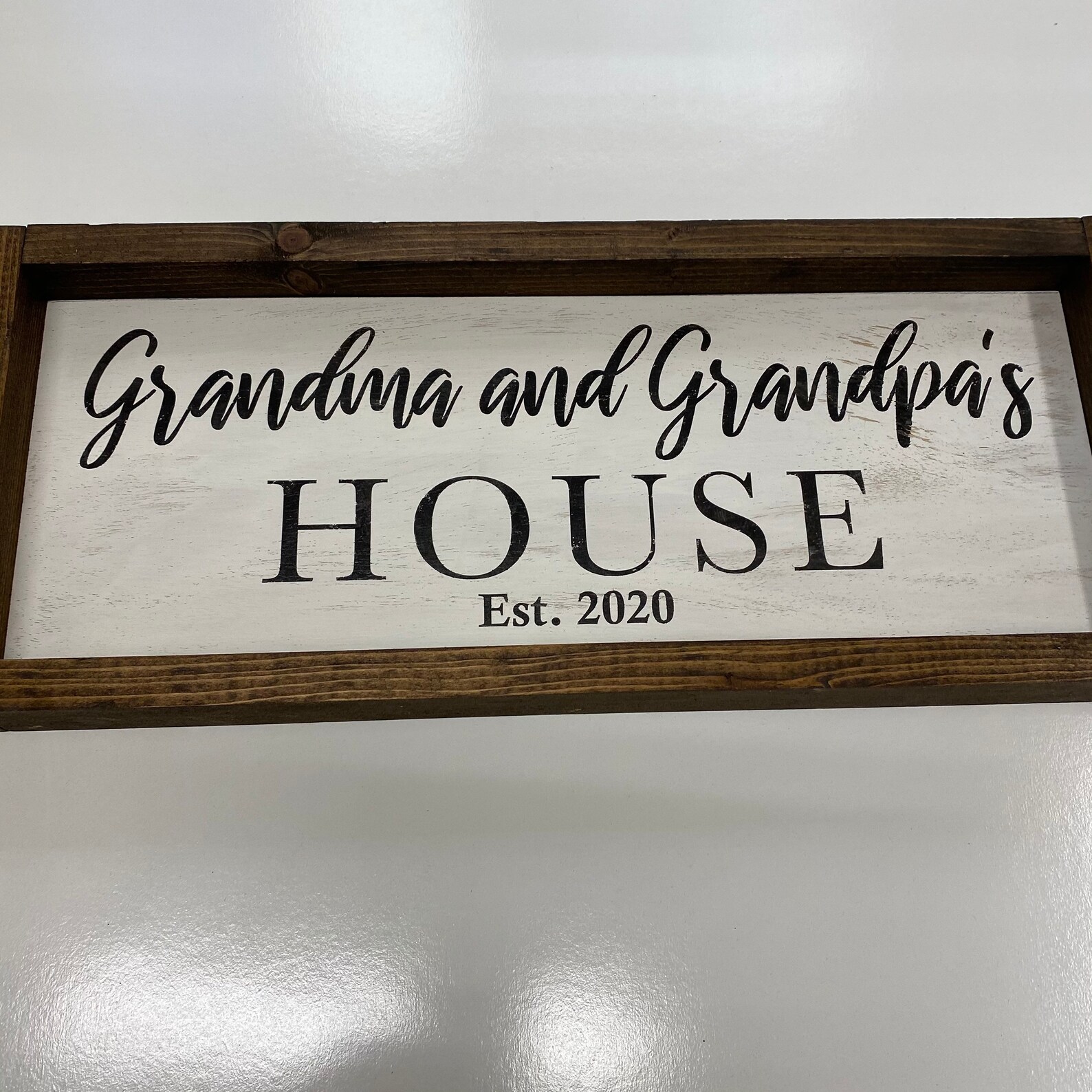 Grandma and Grandpa's House Wood Sign Grandparents Etsy