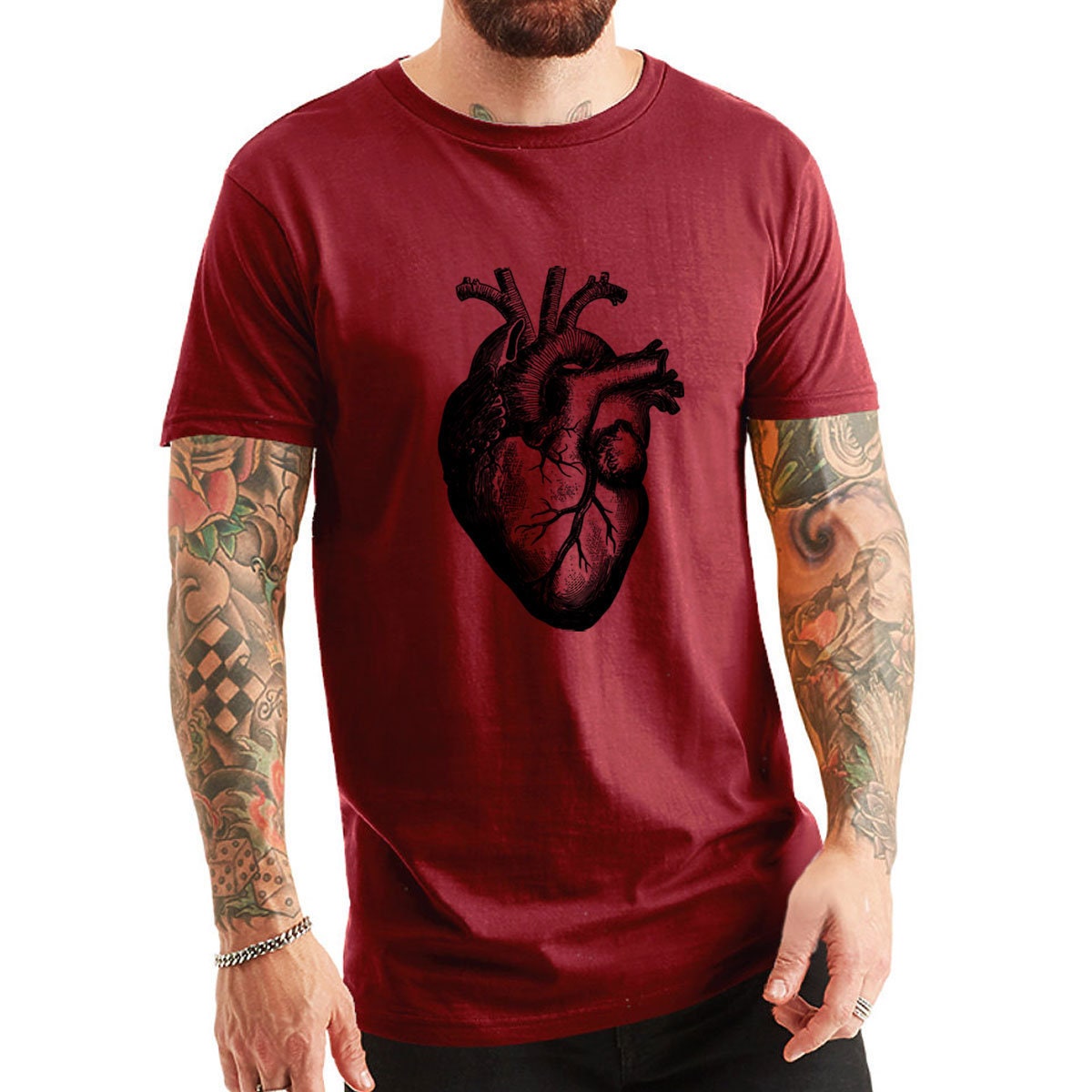 Anatomical Heart TShirt Anatomy Unisex Tshirt Science Etsy