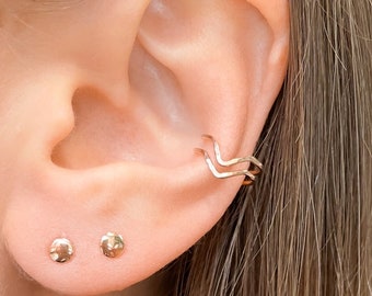 Mother Day - Ear Cuff Earring Clip On No Piercing Conch Cuff  - Ear Wrap Earring - Fake Ear Piercing