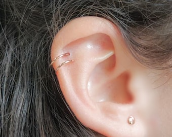 double helix spiral earring