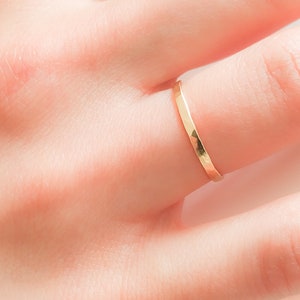 Stacking Rings - Band Rings - Thin Dainty Rings - Gold Rings - Silver Rings - Rose Gold Rings