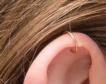Helix Earring Cartilage, Helix piercing, Helix Earring Hoop, Gold Helix jewelry, Cartilage Piercing, Ear Piercing, Rose Gold Helix