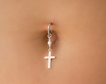 belly fake button piercing