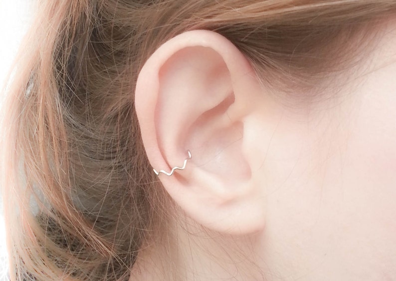 Ear Wrap Cuff Earring Wrap Earring Tiny Ear Cuff Chevron Ear Cuff SALE Gold Ear Cuff Silver Ear Cuff