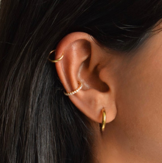 Gold 16 gauge hoop deals