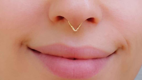 Fake triangle septum ring deals