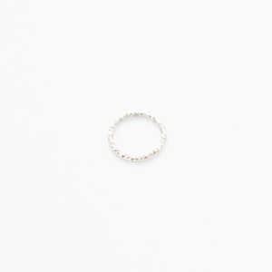 Helix Earring, Cartilage Piercing, Silver Helix Hoop Earring, Diamond Cut Helix Hoop Ring,Helix Jewelry, Top Up /high Ear