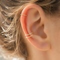Helix Earring Cartilage Piercing 18g - Diamond Cut Helix Hoop - Silver Helix Hoop Earring - Helix Jewelry - Top Ear Earring Sterling Silver