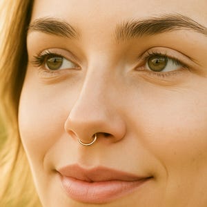 Aro nasal de calibre 16, aro nasal, joya para la nariz, anillo para cartílago de 16 g, tabique nasal de 16 g, hélix, pendiente para hélix, pendiente para cartílago
