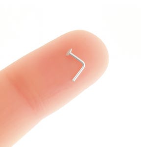 Tiny Nose Stud, Gold Nose Stud, Nose Stud, Tiny Nose Piercing, Simple Nose Stud, Dainty Nose Stud image 6