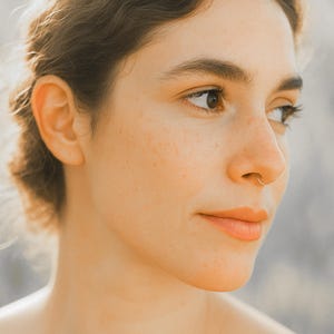 Fake Gold Septum- Fake Nose Ring Gold- Faux Septum Ring- Thin Delicate Septum Cuff- Fake Septum Piercing- Fake Nose Hoop