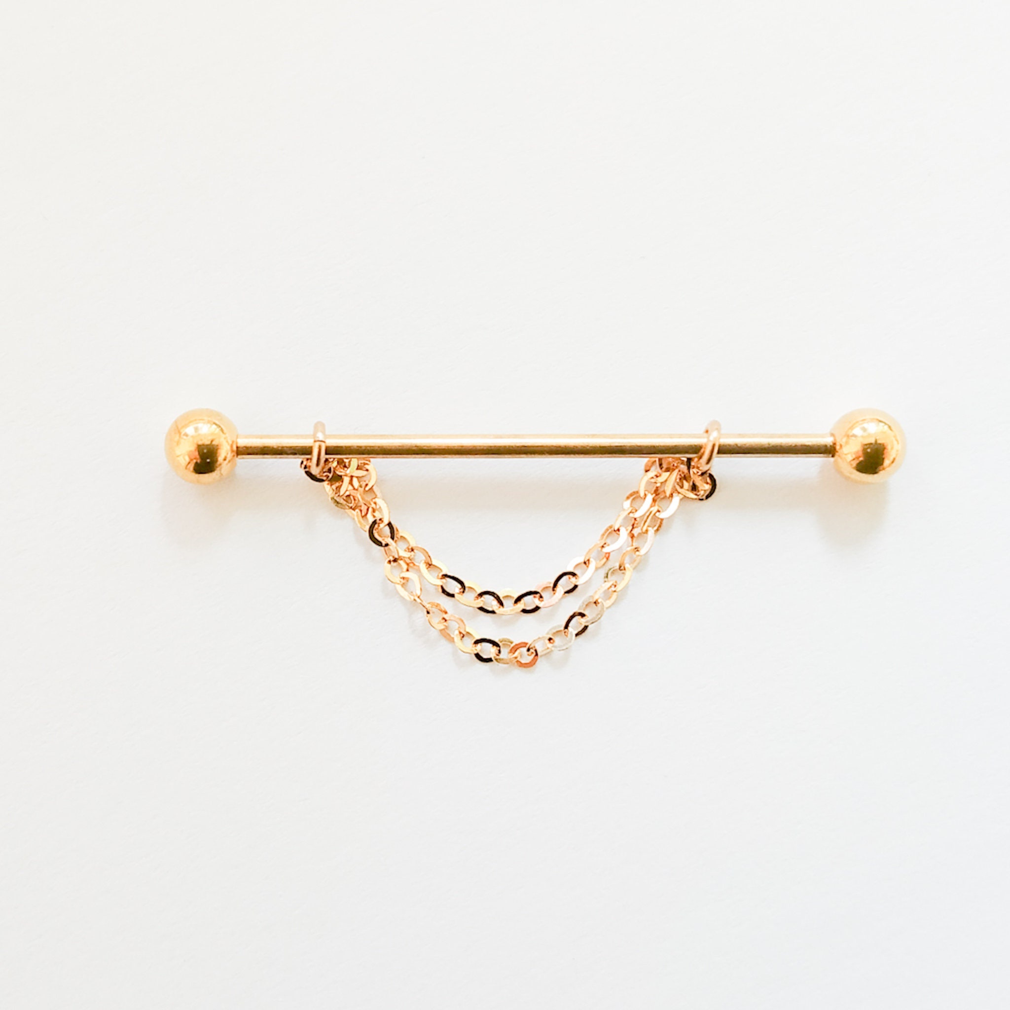 Industrial Barbell Chainchain Industrial Bar14g Industrial Etsy UK