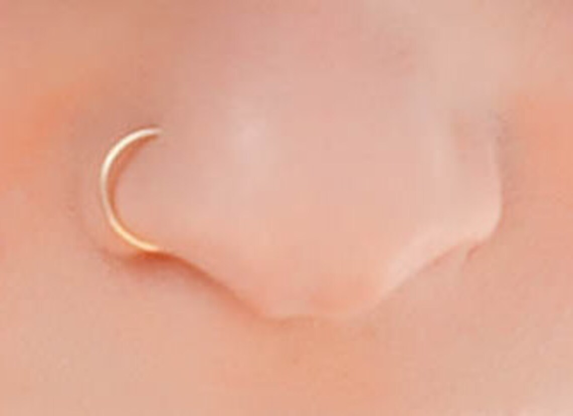 NOSE RING Gold Nose Hoop Gold Nose Ring Nose Clip Nose Etsy