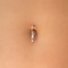 Clip On Belly Button Ring - Fake Belly Rings - Fake Belly Ring Dangle - Clip On Navel Ring - Fake Navel Ring
