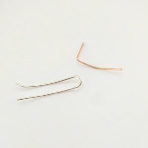 Helix Piercing Climber Stud - Helix Stud Earring - Long Cartilage Earring - Upper Ear Earring - Long Helix Piercing image 8
