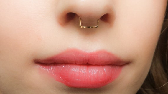 Square septum best sale ring