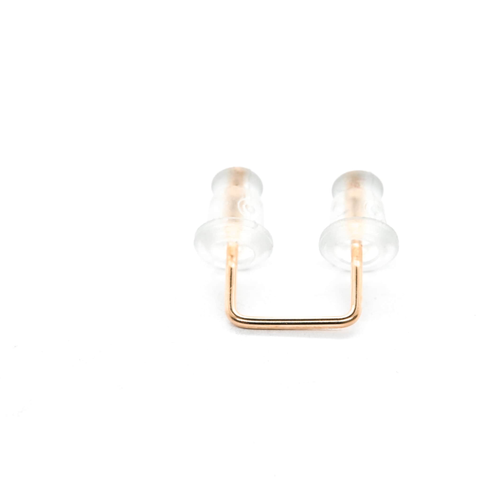 Double Piercing Two Hole Earring - Double Post Stud