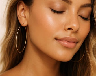 Orecchini Di Perle Di Cristallo Bianco A Cerchio, Riempiti D'oro