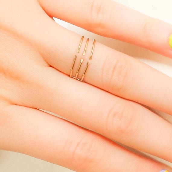 Stacking Rings, Thin Gold Ring, Gold Band, Boho Rings, Stacking Ring Set, Silver Stacking Rings, Band Ring, Thin Band Ring, Gold Band Ring