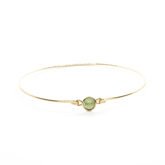 Minimalist Dainty Jade Bracelet Thin Gold Silver Bracelet Green Stone Bracelet Stacking Bracelet Wire Bracelet Etsy