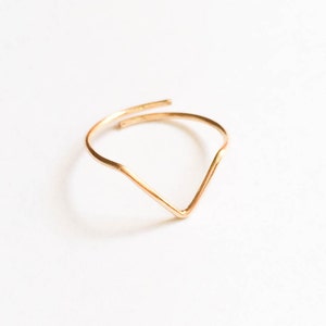 Chevron Toe Ring-Dainty Toe Ring-Tiny Toe Ring-Delicate Toe Ring-Thin Toe Ring-Adjustable Toe Ring-Foot Jewelry-Beach Jewelry-Boho Toe Ring image 3