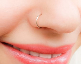 Sunligoo Lot De 38 Anneaux De Nez 20G - Acier Inox Hypoallergénique - Zircone - Argent/Or/Or Rose