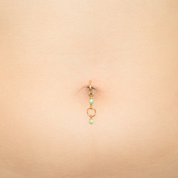 CLIP NON PIERCING Faux Belly Piercing Navel Rings Body Jewelry Fake Belly  Ring £3.18 - PicClick UK