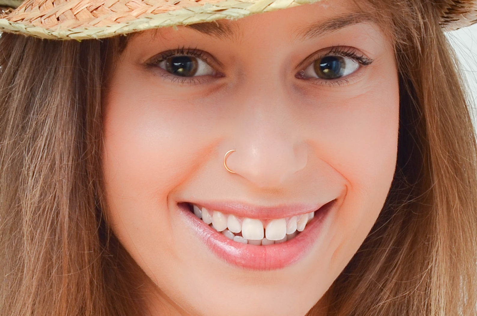 NOSE RING Gold Nose Hoop Gold Nose Ring Nose Clip Nose Etsy