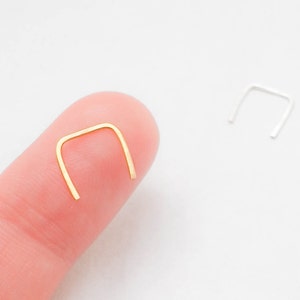 Septum Retainer, Septum Horseshoe, Gold Septum Retainer, Gold Septum Horseshoe, Retainer Septum, Gold Retainer, Nose Retainer, Septum Ring