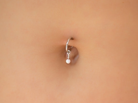 2000s Y2K Pink Bling Rhinestones Clip-on Belly Ring Fake Navel Piercing –  SugarAndVapor