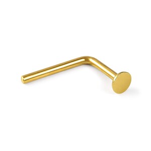 Tiny Nose Stud, Gold Nose Stud, Nose Stud, Tiny Nose Piercing, Simple Nose Stud, Dainty Nose Stud image 5