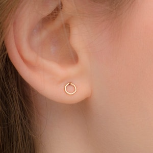 VENTE DE NOL - Petites boucles d'oreilles, boucles d'oreilles hexagonales, petites boucles d'oreilles, petites boucles d'oreilles, petites boucles d'oreilles en or