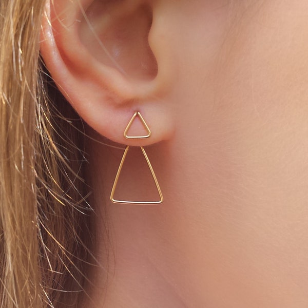 Triangle Ear Jacket Etsy