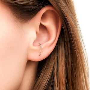 Ear suspender - Suspender Earrings - Suspender Earring - Suspender Earing - Ear Suspender Rose Gold - Suspender Earrings Rose Gold