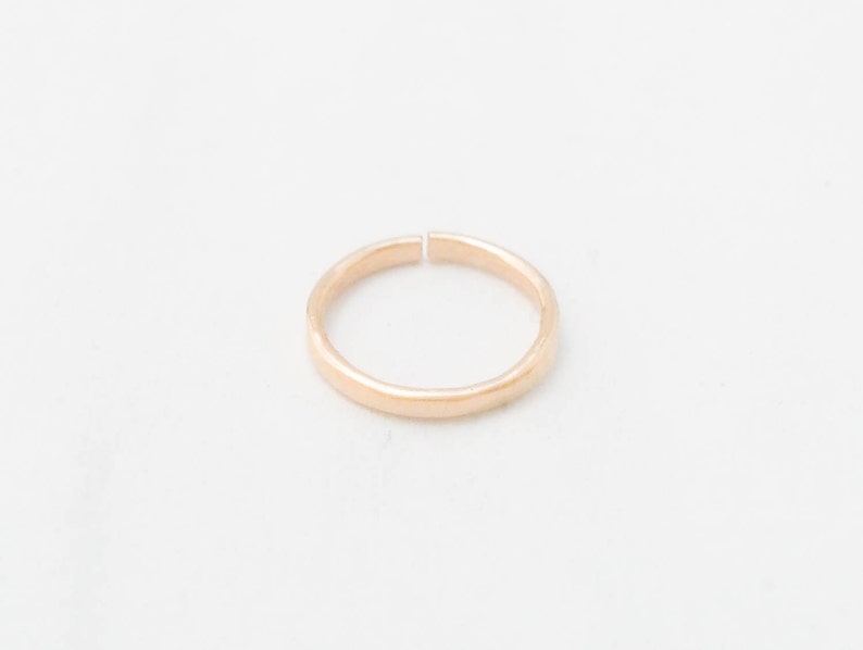 Helix Tiny Helix Ring Gold Simple Helix Ring Simple Helix Jewelry Tiny Helix Hoop Dainty Helix Delicate Helix image 3