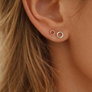 Dainty Studs, Small Studs, Delicate Studs, Gold Studs, Circle Studs, Simple Earrings, Minimal Earrings, Minimalist Earrings, Modern Earrings