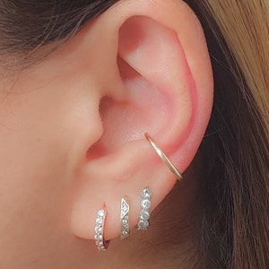 Gold Ohr Manschette-Kein Piercing Ohr Manschette-14K Gold gefüllt Manschette Wrap Ohrring-Conch Minimalist Ohr Manschette-Glatte Ohr Manschette-Ohne Piercing Hoop Ohr Manschette