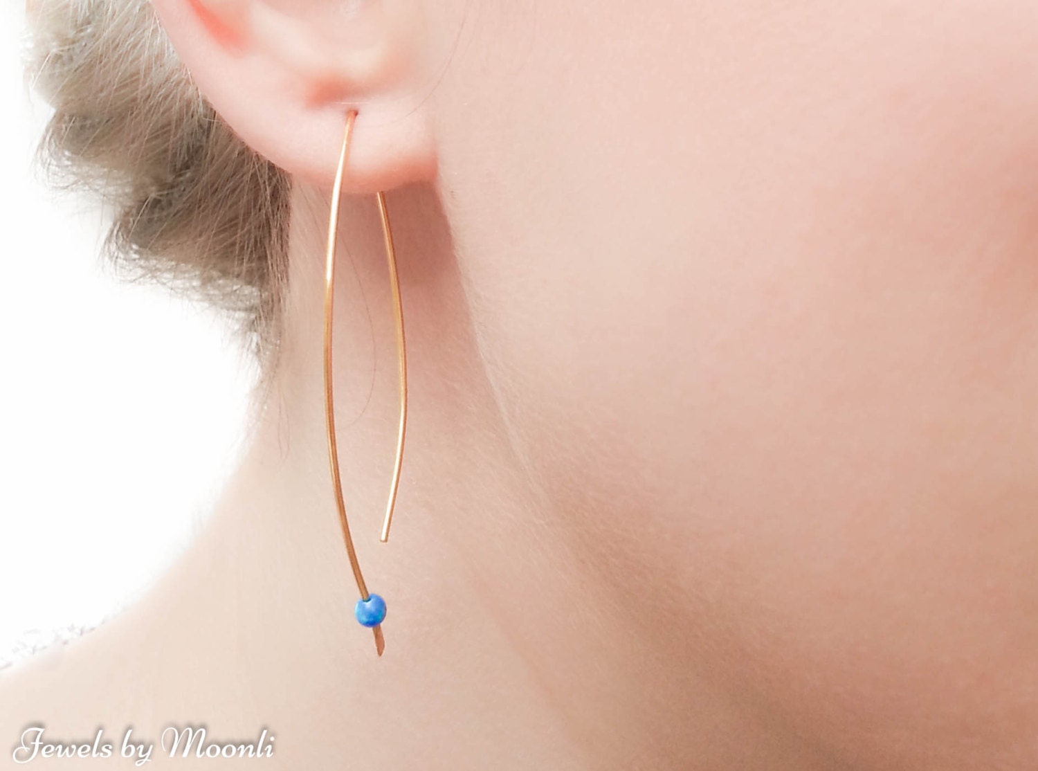 Loop Through Earring Etsy