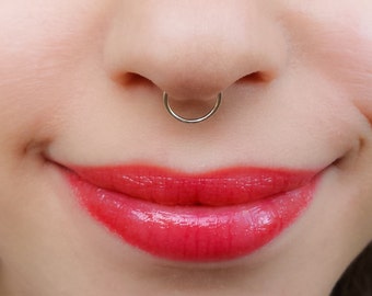 Silver Septum, Silver Septum Ring, Gold Septum, Tragus Ring, Silver Nose Ring, Silver Helix, Silver Nose Piercing